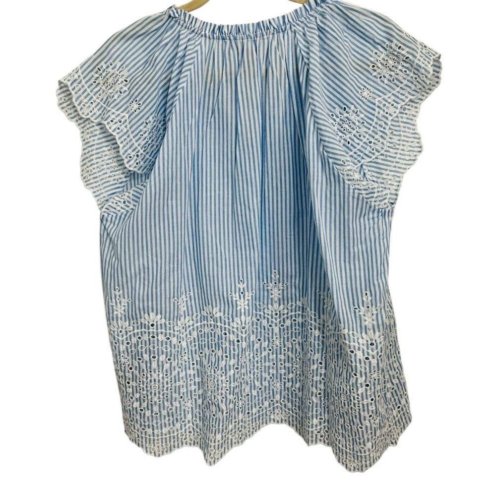 Philosophy Top | Blue & White Striped |  Women's  Large | Never Worn - Picture 2 of 7